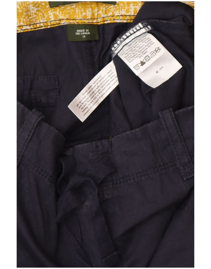 EDDIE BAUER Pantaloni scurti cargo pentru femei US 12 Large W38 Bumbac bleumarin