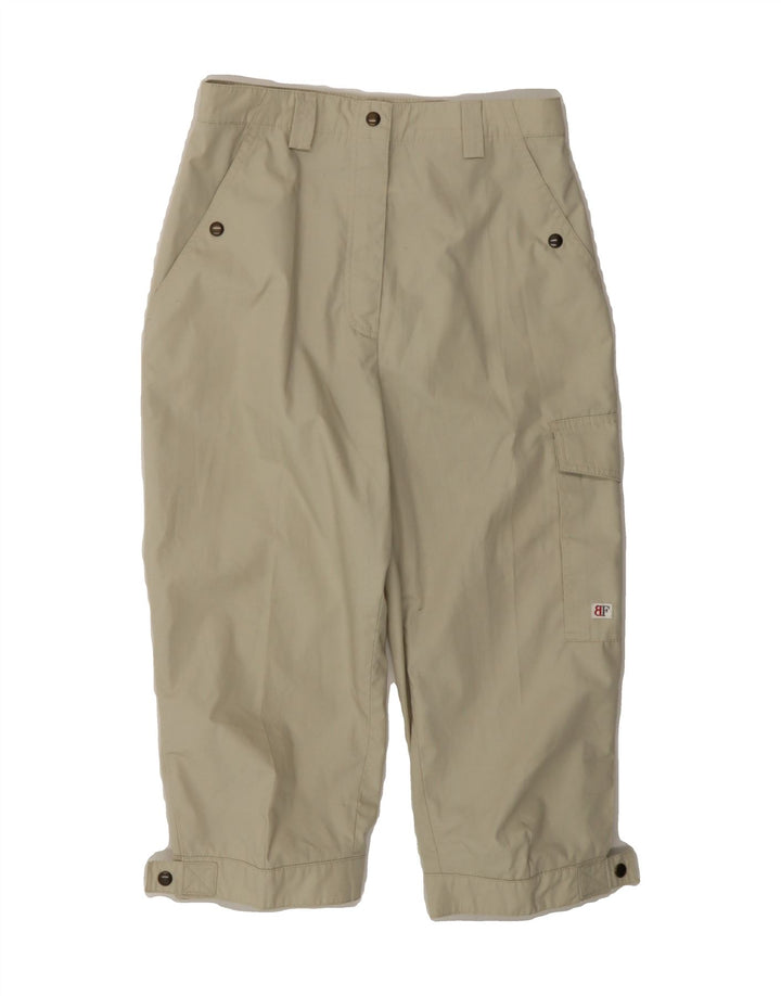 BELFE Womens Capri Cargo Trousers W24 L18 Beige Cotton Vintage Belfe and Second-Hand Belfe from Messina Hembry 