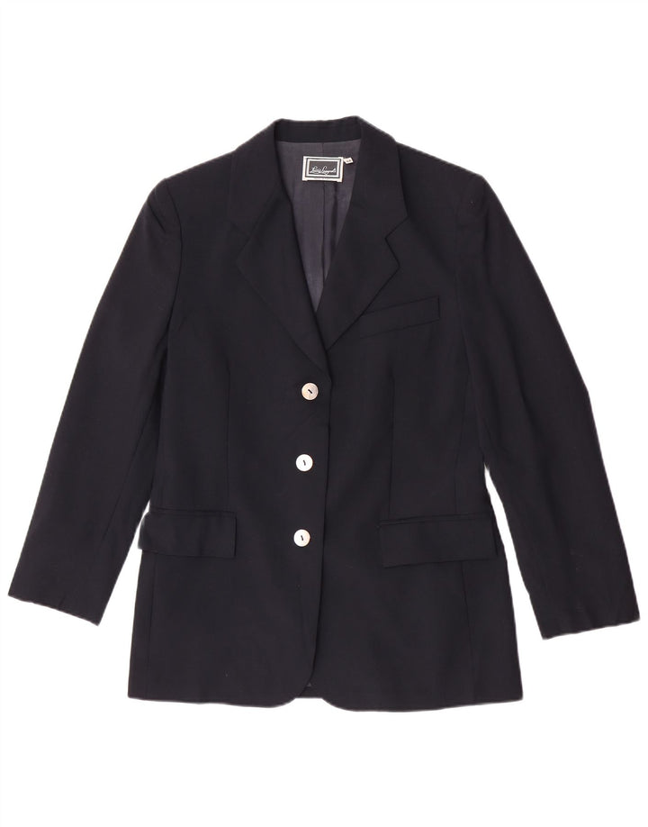 Sacou blazer cu 3 nasturi pentru femei Luisa Spagnoli IT 44 Medium Bleumarin