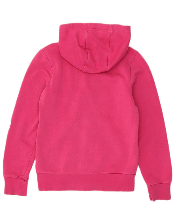 Adidas Fete Graphic Zip Hoodie Pulover 9-10 Ani Roz Bumbac