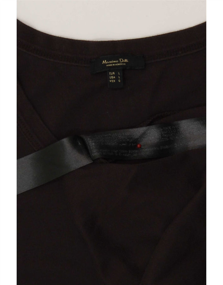 Vestă Massimo Dutti pentru femei UK 14, mare, negru, bumbac