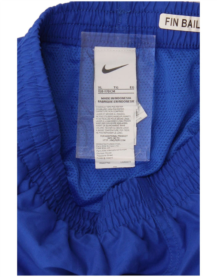 Pantaloni scurti sport NIKE baieti 13-14 ani XL poliester albastru