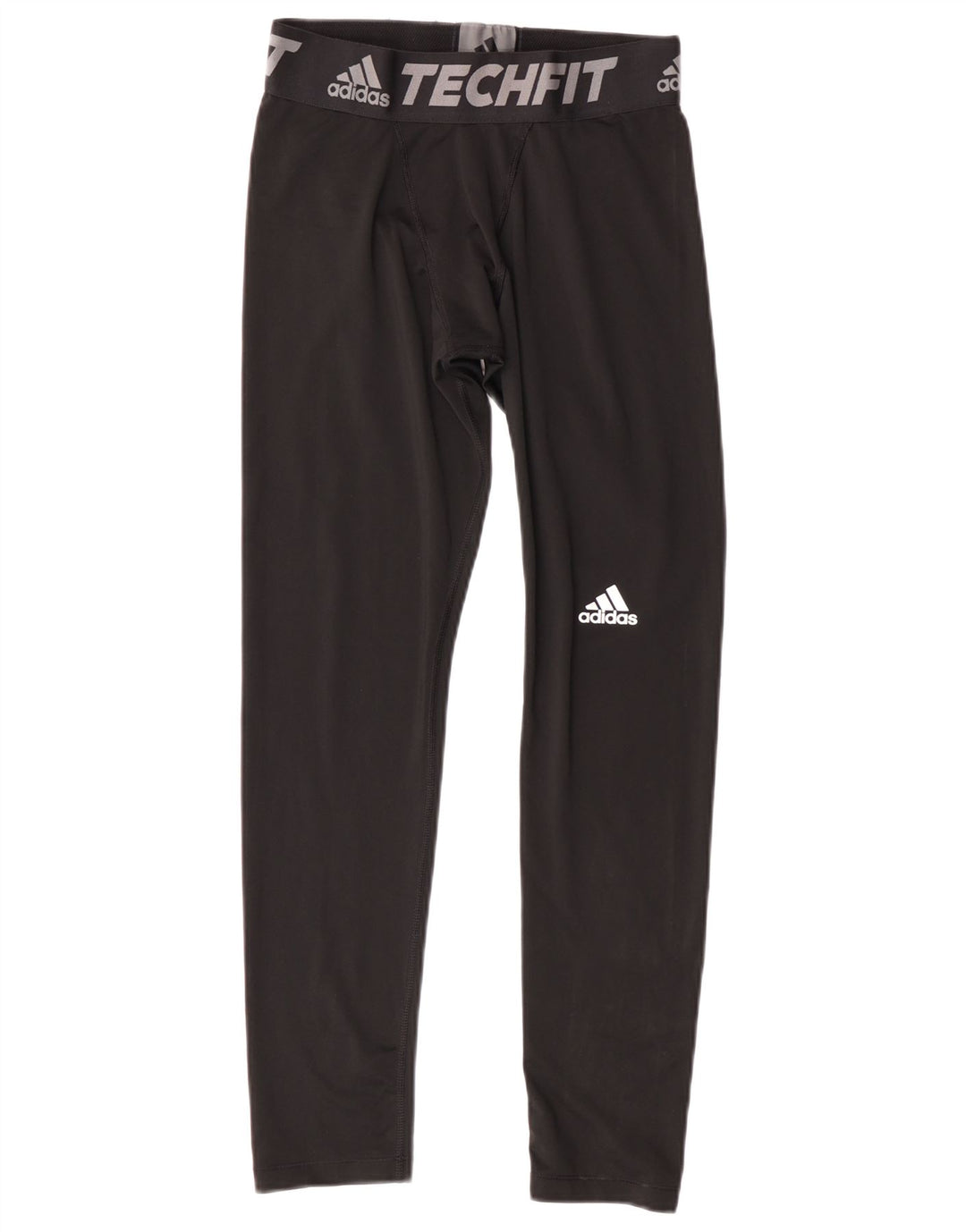 Adidas Boys Climalite Graphic Leggings 13-14 Ani Negru Poliester