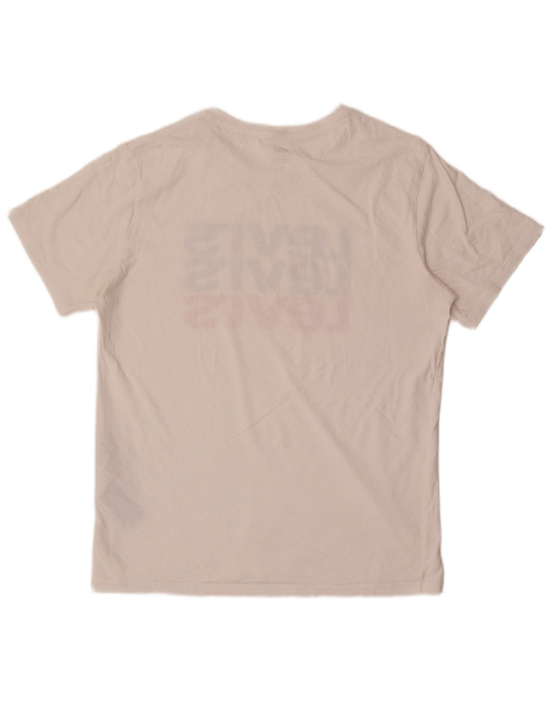 Tricou grafic pentru bărbați LEVI'S Top Medium White Bumbac