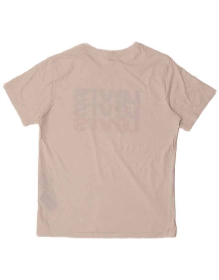 Tricou grafic pentru bărbați LEVI'S Top Medium White Bumbac
