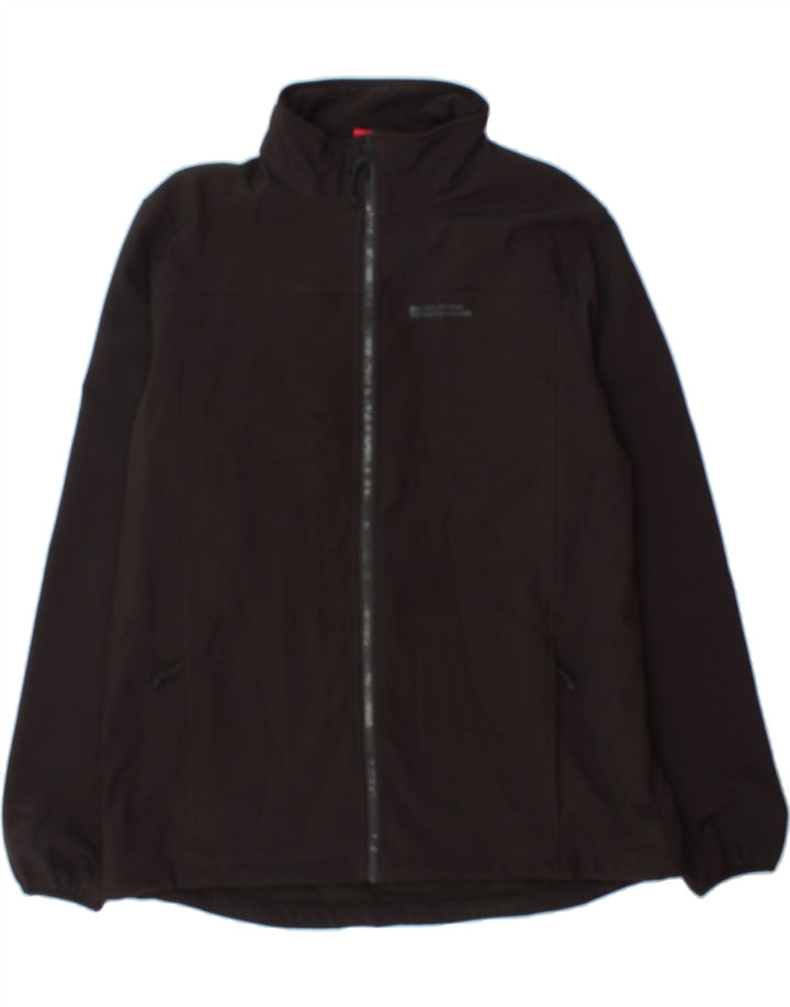 MOUNTAIN WAREHOUSE Mens Windbreaker Jacket UK 42 XL Black Polyester Vintage Mountain Warehouse and Second-Hand Mountain Warehouse from Messina Hembry 
