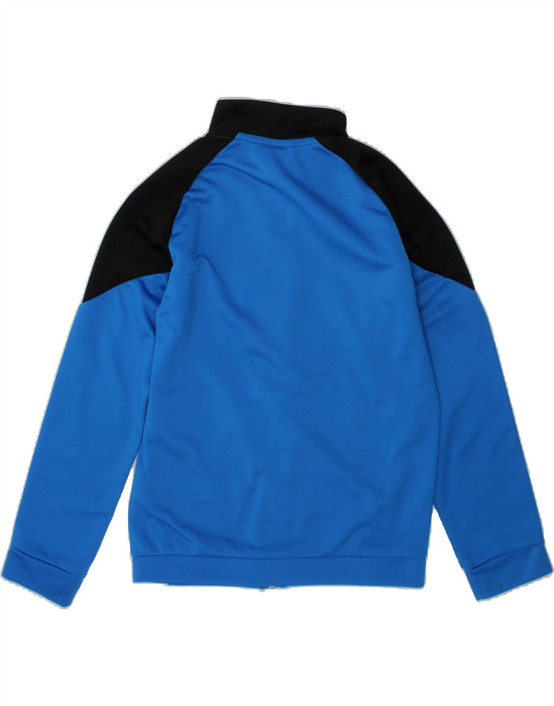 PUMA Boys Graphic Tracksuit Top Jacket 7-8 Years Blue Colourblock Vintage Puma and Second-Hand Puma from Messina Hembry 