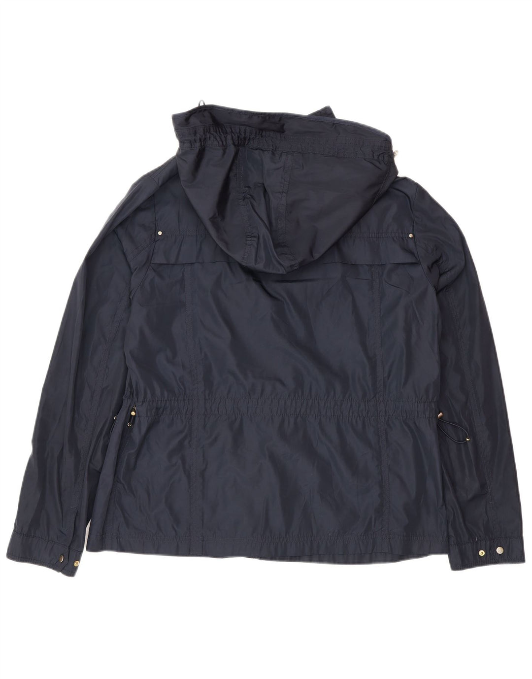 Jachetă cu glugă pentru femei Zara UK 18 XL Bleumarin Poliester