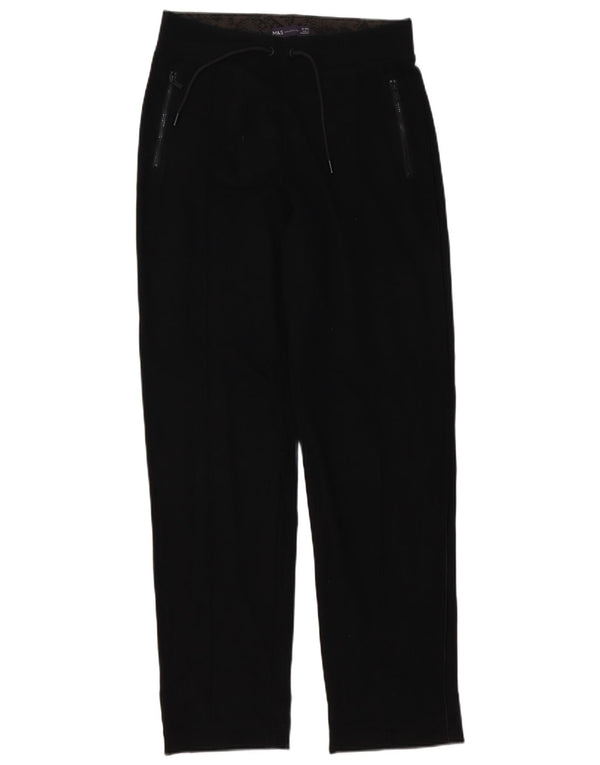 Pantaloni de trening pentru femei Marks & Spencer UK 10 Bumbac negru mic
