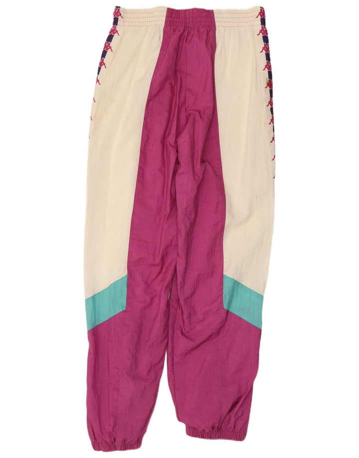 Pantaloni de trening grafic pentru bărbați KAPPA Pantaloni de jogging, mari, roz, bloc de culoare