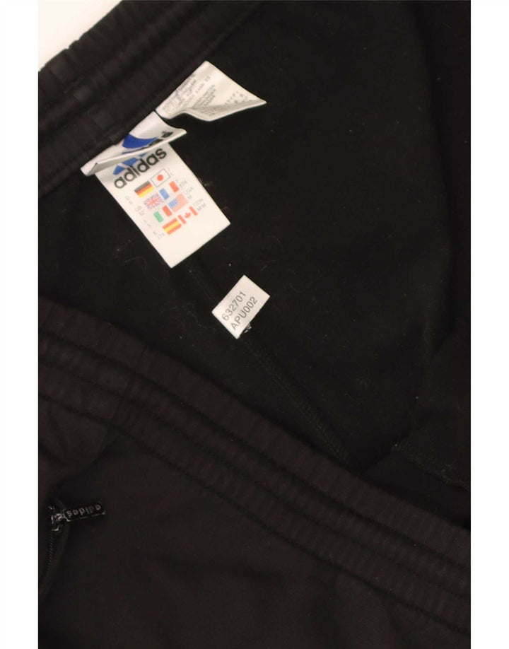 Pantaloni de trening Adidas pentru bărbați, poliester mediu negru