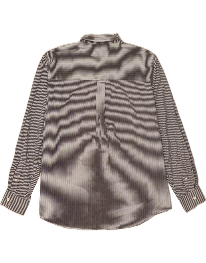 CHAPS Mens Shirt XL Grey Pinstripe Cotton Vintage Chaps and Second-Hand Chaps from Messina Hembry 