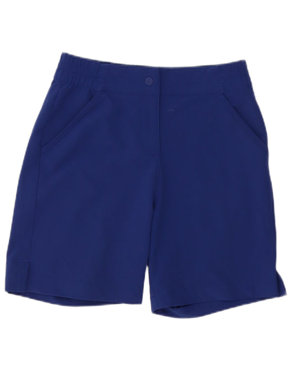 Pantaloni scurți chino grafic Adidas pentru femei UK 4/6 XS W24 bleumarin poliester