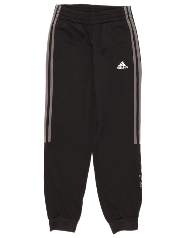 Pantaloni de trening cu grafic pentru băieți Adidas Pantaloni de jogging 11-12 ani Poliester negru