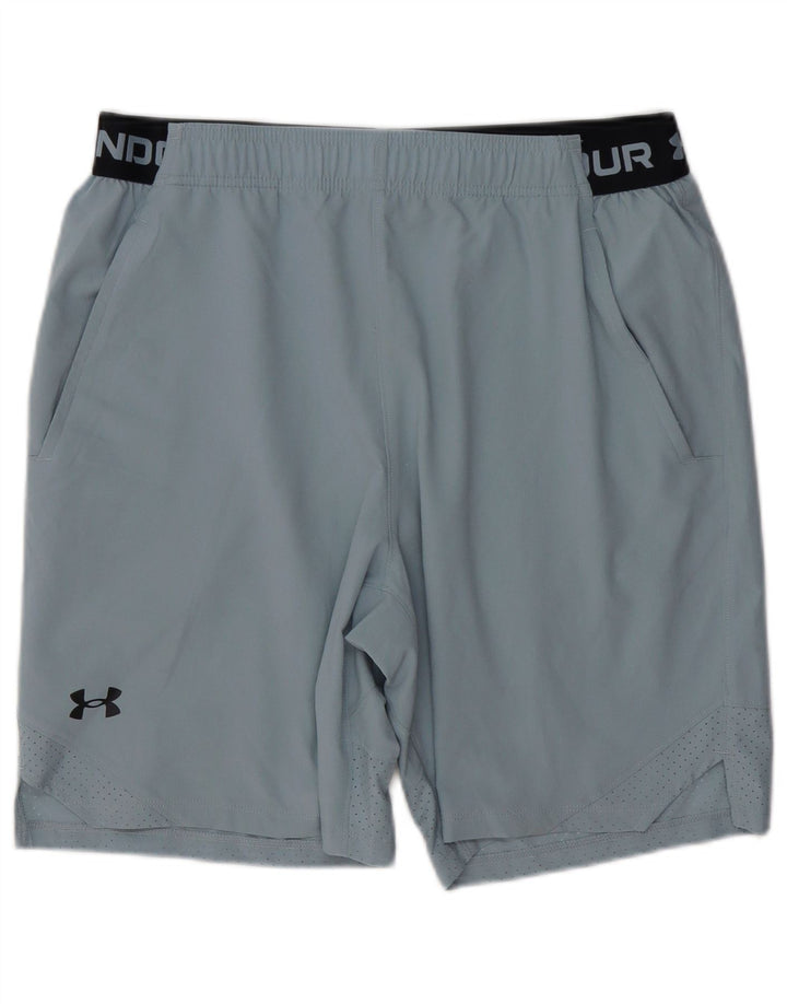 Pantaloni scurți sport grafic pentru bărbați UNDER ARMOUR, mari, albastru, poliester