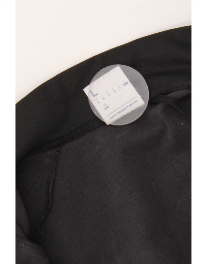 Jachetă de top pentru trening grafic Reebok pentru bărbați, mare, negru, bumbac color bloc