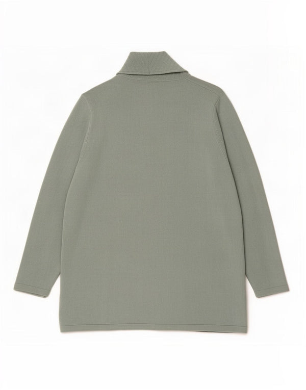 Pulover cardigan deschis pentru femei Marks & Spencer UK 22 3XL verde acrilic