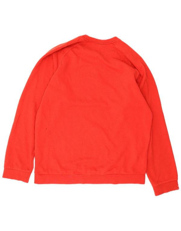 Hanorac grafic pentru bărbați Adidas Jumper XL bumbac roșu