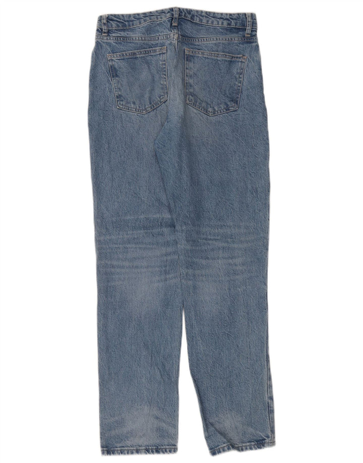 Blugi drepti pentru femei Zara EU 40 Medium W30 L31 Albastru