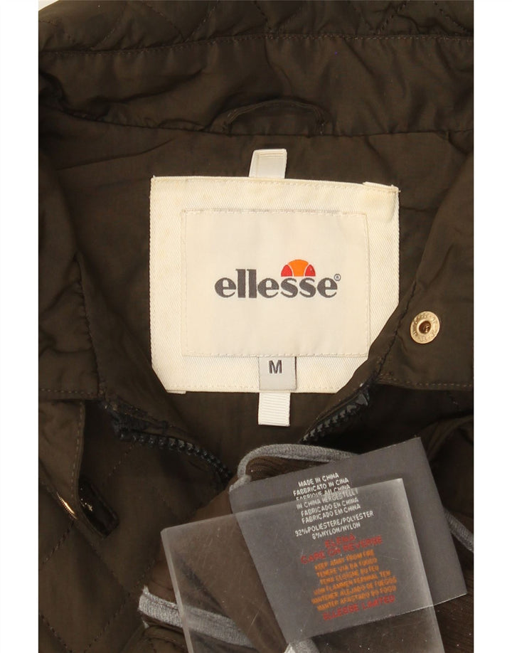 Jachetă matlasată pentru femei Ellesse UK 12 Poliester maro mediu