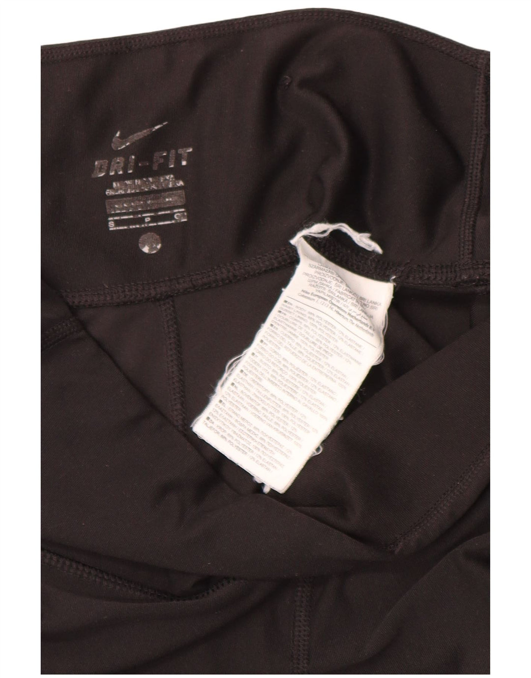Leggings Capri Nike pentru femei UK 10 Poliester negru mic