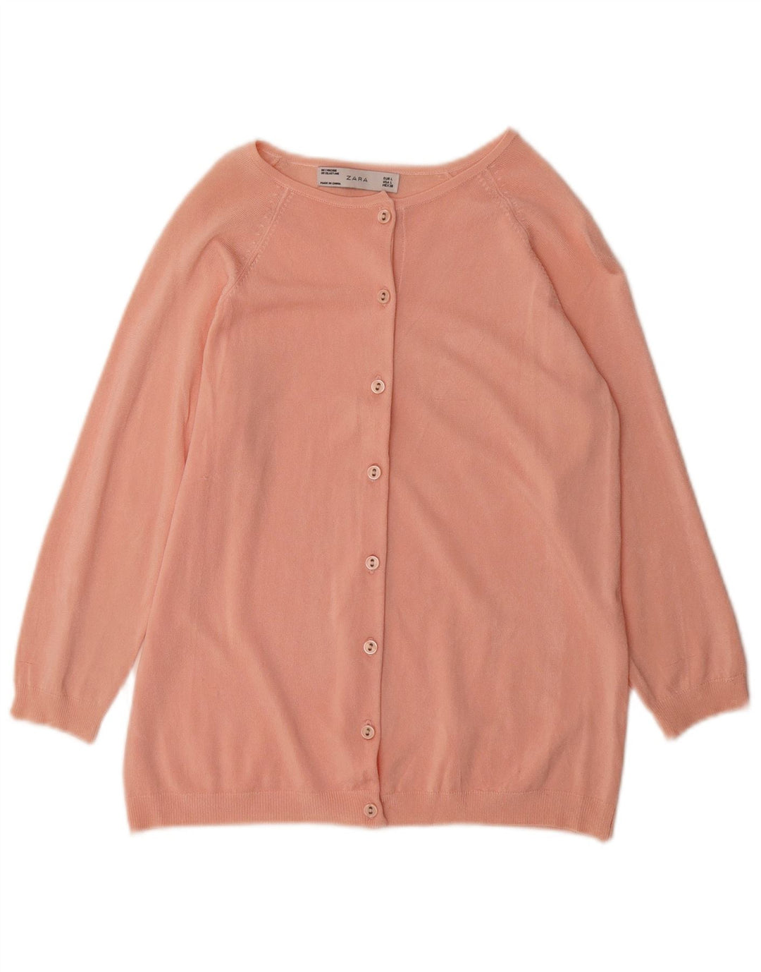 Pulover cardigan pentru femei Zara UK 16 mare roz