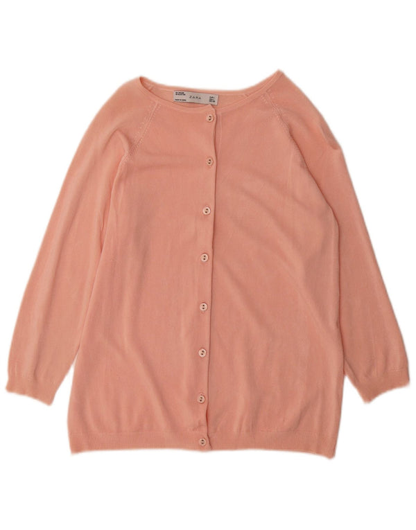 Pulover cardigan pentru femei Zara UK 16 mare roz