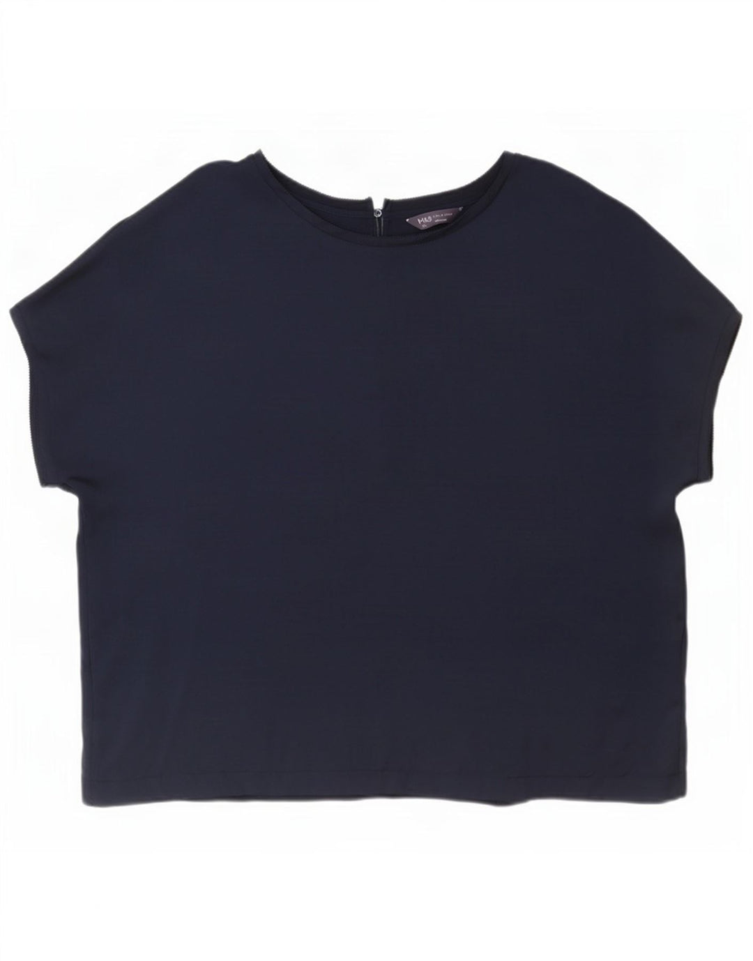 Bluză supradimensionată pentru femei Marks & Spencer UK 20 2XL Bleumarin