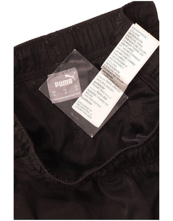 Pantaloni de trening Puma pentru bărbați Joggeri poliester mediu negru