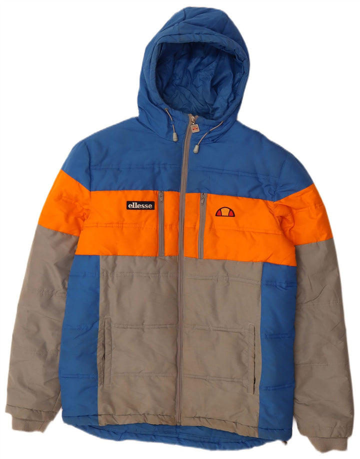 Jachetă căptușită cu grafică pentru bărbați Ellesse UK 38 Medium Multicolor Colorblock