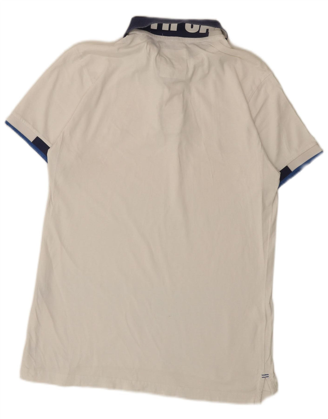 Tricou polo grafic pentru bărbați North Sails, alb mediu