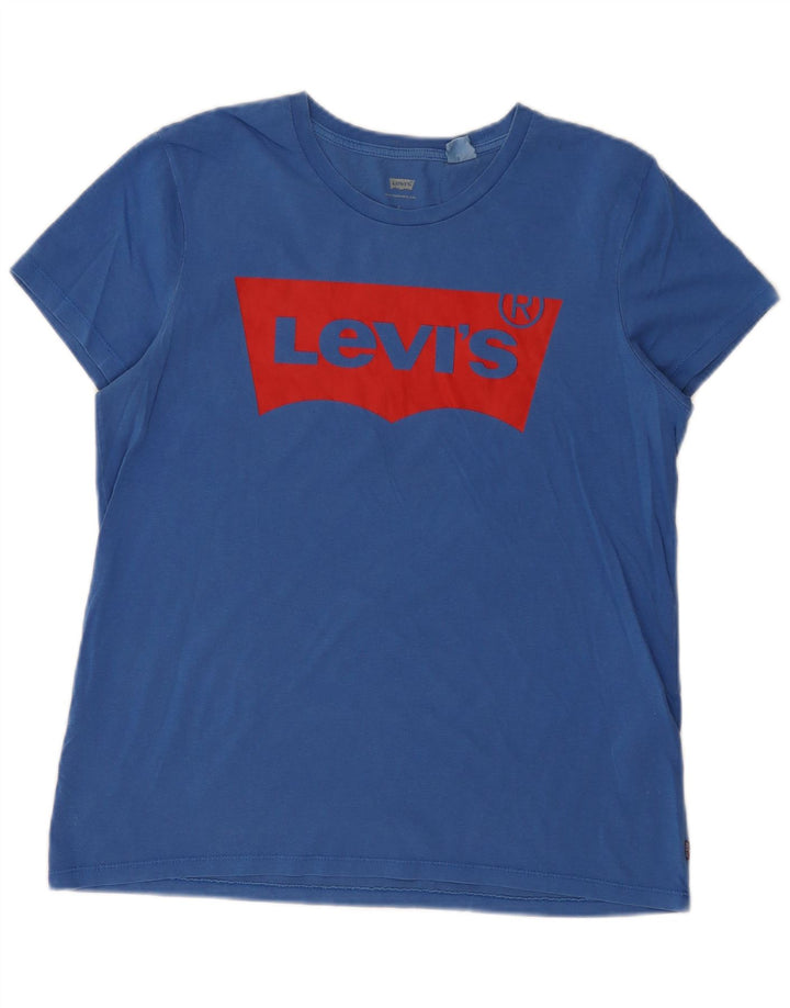 Tricou grafic pentru femei LEVI'S Top UK 16 Large Blue
