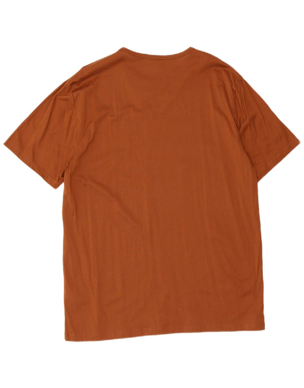 Tricou pentru bărbați Reiss Top 2XL Maro Bumbac