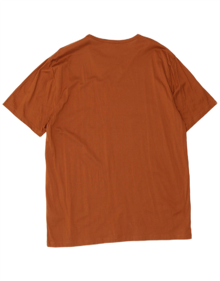 Tricou pentru bărbați Reiss Top 2XL Maro Bumbac