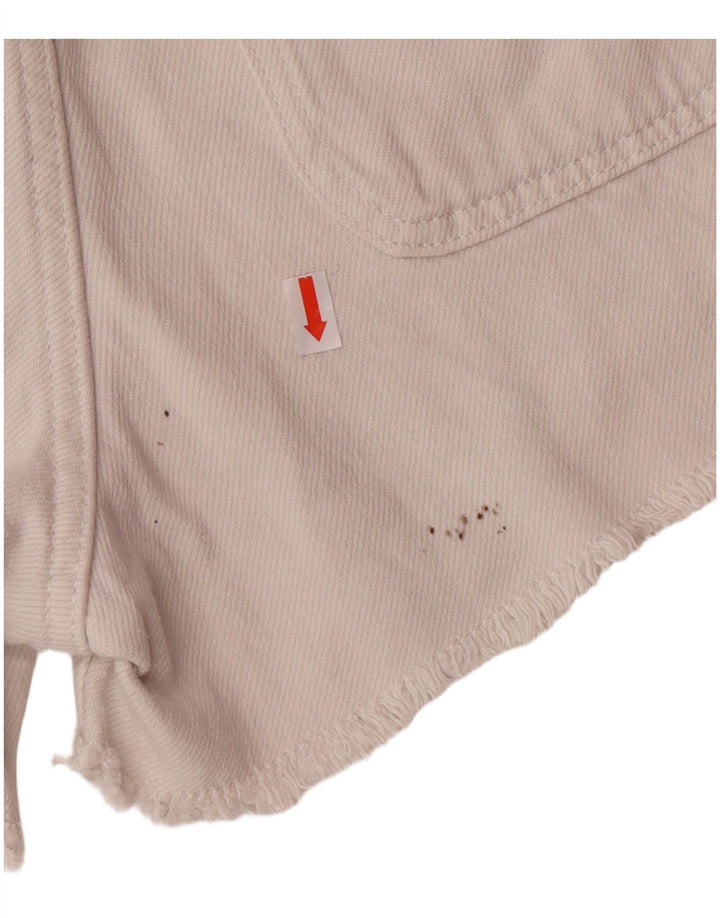 Pantaloni Scurt Denim Zara Fete 11-12 Ani W24 Alb