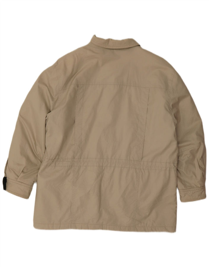 Jachetă de vânt supradimensionată pentru femei Delmod EU 46 XL bumbac bej