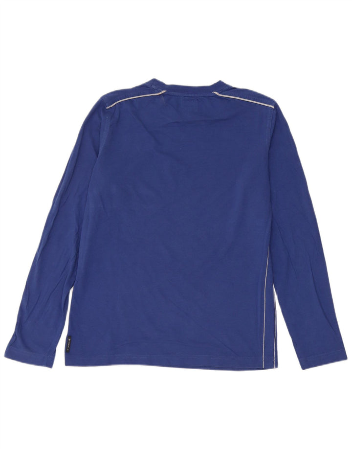 Armani Junior Top Baieti Maneca Lunga 13-14 Ani Albastru