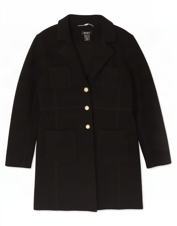 Pardesiu Dkny pentru femei US 8 Medium Negru Lână