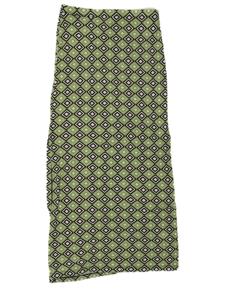 Fusta Maxi pentru femei MICHAEL KORS Medium W30 Green Geometric