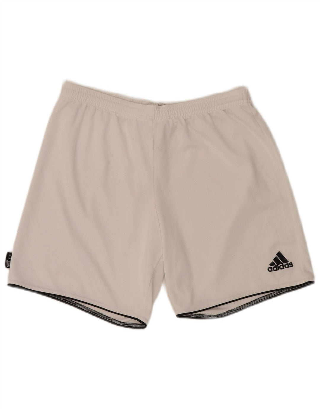 Pantaloni scurți sport Climalite ADIDAS pentru bărbați, poliester alb mediu