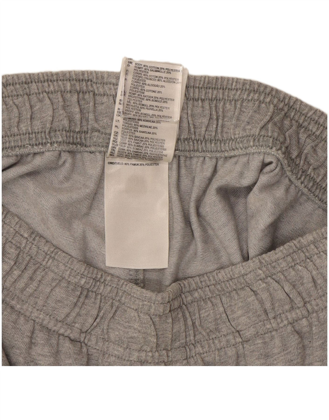Pantaloni scurți sport adidas pentru bărbați, bumbac, gri mic
