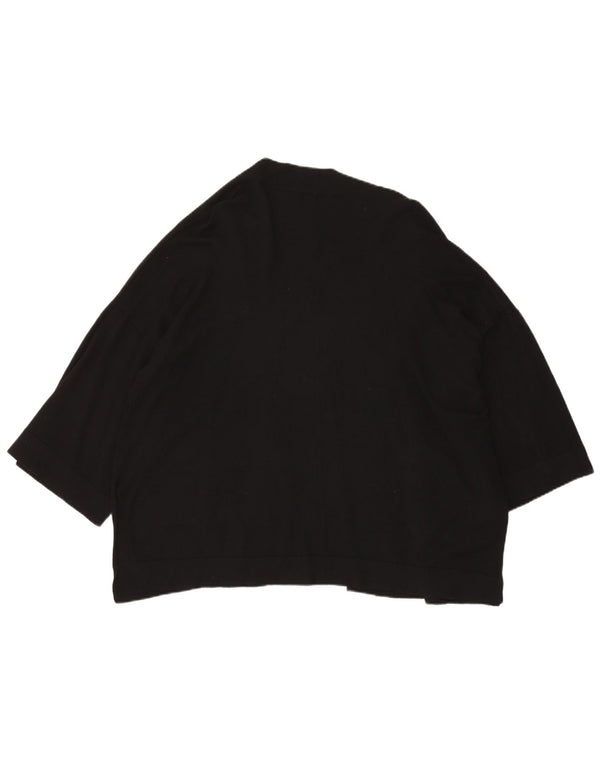 Pulover cardigan deschis supradimensionat pentru femei ZARA UK 10 Mic Negru