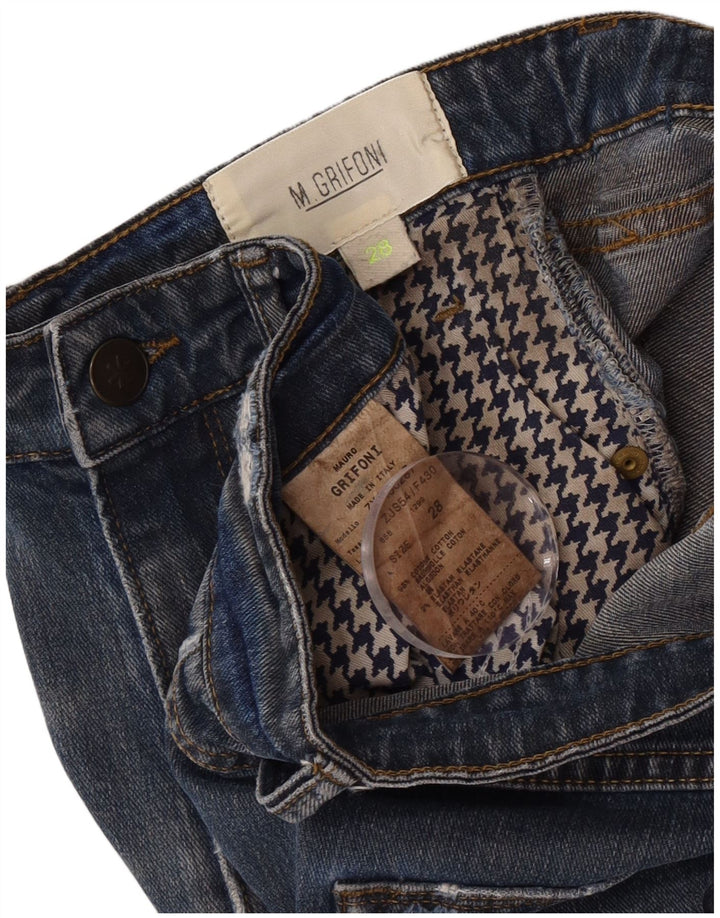 Blugi Slim Femei M.Grifoni L28 L26 Bumbac Albastru