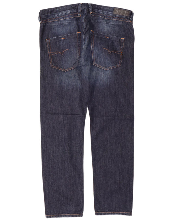 DIESEL Belther Regular Fit Blugi Slim Tapered pentru bărbați W36 L32 Bleumarin