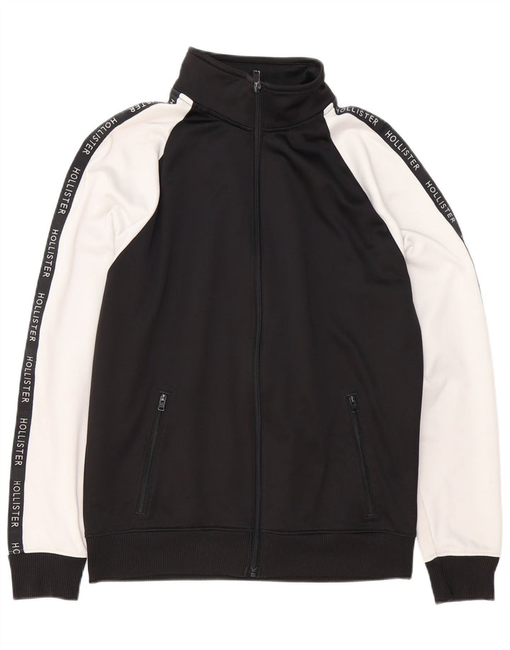 Jachetă de trening pentru femei HOLLISTER UK 14 Medium Black Colorblock