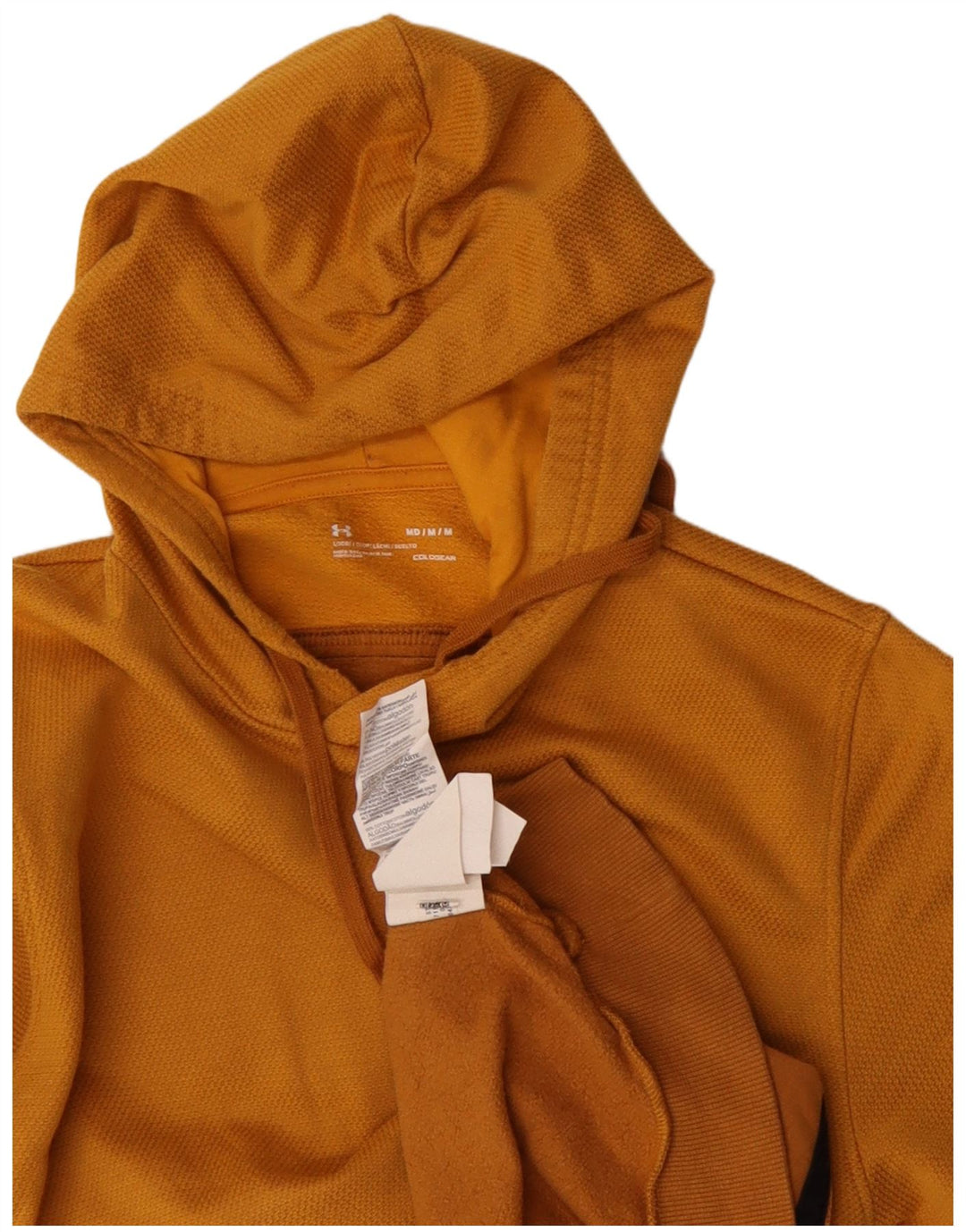 Pulover Under Armour pentru bărbați, bumbac color bloc de culoare portocaliu mediu