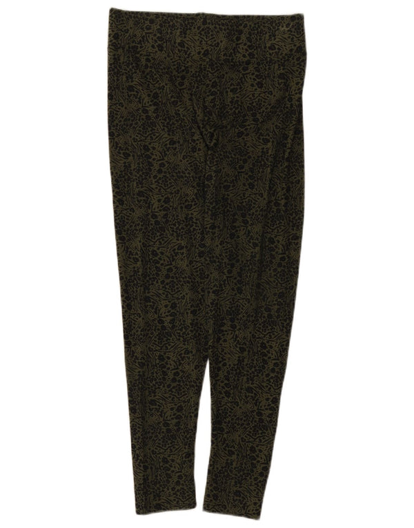 Leggings pentru femei Marks & Spencer UK 10 Small Khaki Floral Viscose