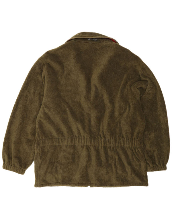 Jachetă fleece pentru bărbați Deerhunter, cu ajustare largi, UK 38 Medium Khaki Colorblock