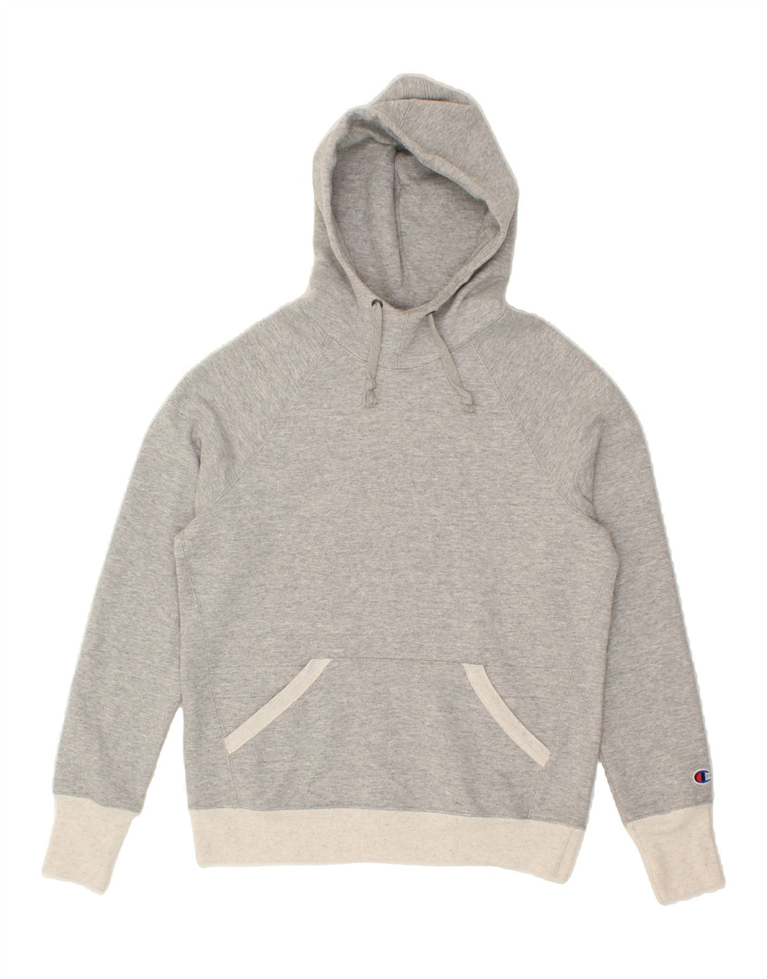 CHAMPION Mens Hoodie Jumper XS Grey Polyester Vintage Champion and Second-Hand Champion from Messina Hembry 
