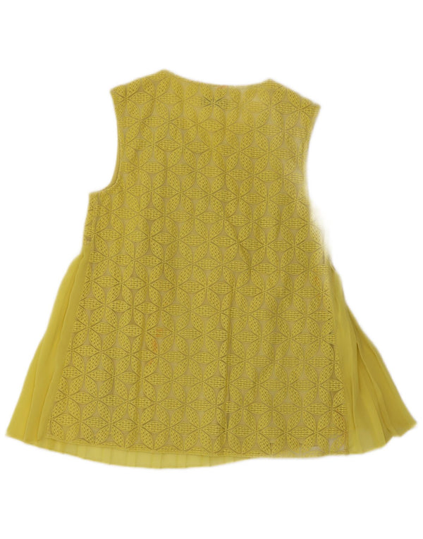 Bluză fără mâneci pentru femei Max & Co. UK 10 Small Yellow Floral